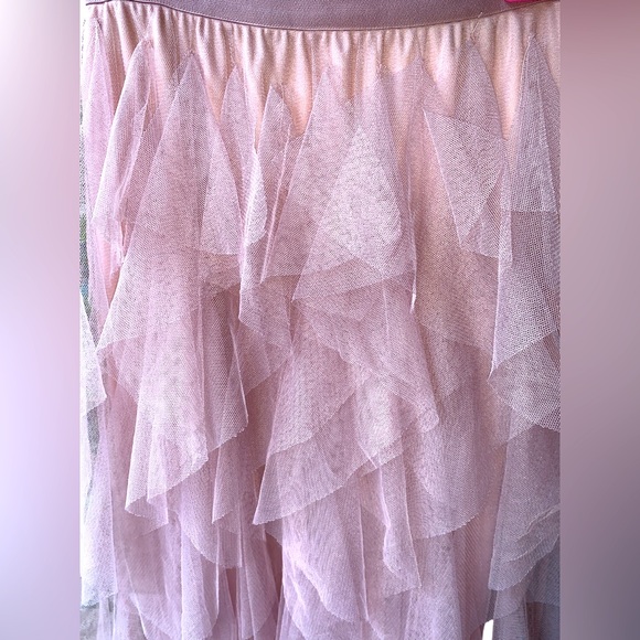 PRICE DROP! Pink Tulle Long Skirt - Picture 4 of 12